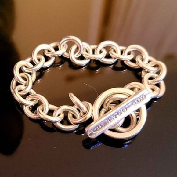 1837 Tiffany & Co. Sterling Silver Toggle Bracelet - Picture 2 of 2